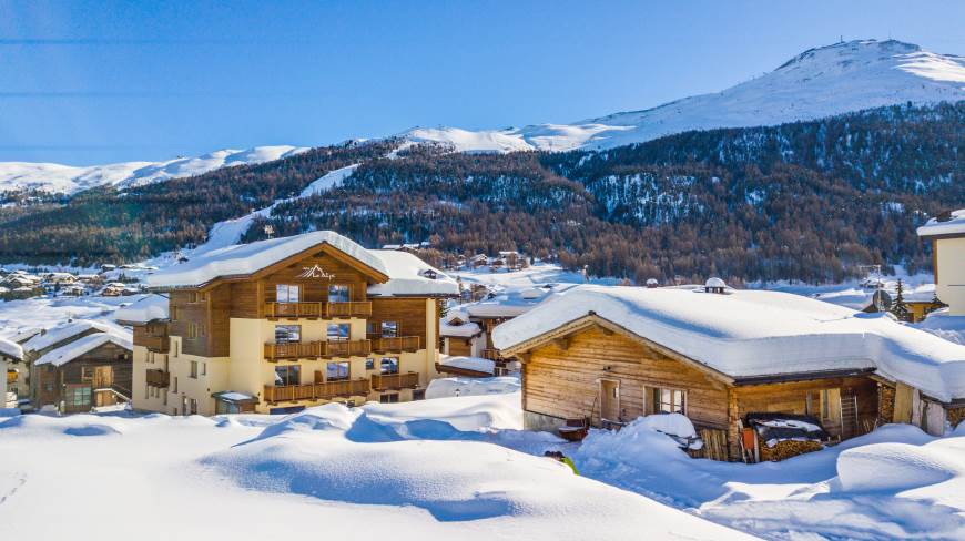 Stanza doppia nello Chalet: Hotel Le Alpi a Livigno
